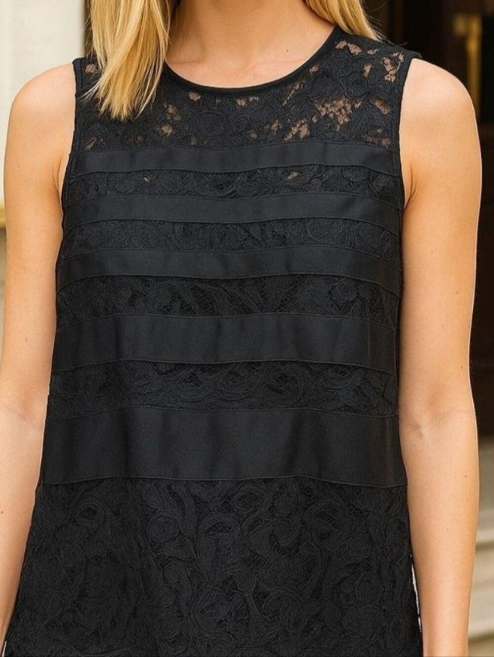 Alfani Black Lace-Trim Sleeveless Camisole